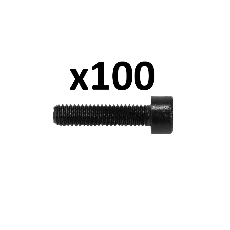 6-SIDED SOCKET HEAD SCREWS DIAM M6 x 25 mm (BOX OF 100 PIECES) (690043) -ALGI-