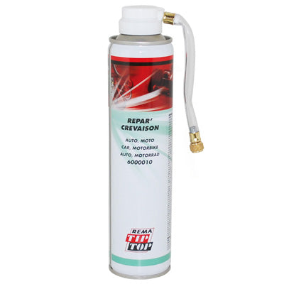 AEROSOL-BOMBE ANTI-CREVAISON POUR MOTO-AUTO  (300ml)  -TIP TOP-  (6000010)