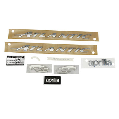 AUTOCOLLANT-STICKER-KIT DECORS ORIGINE PIAGGIO APRILIA 125-250 ATLANTIC 2002+2006  -AP8166577-