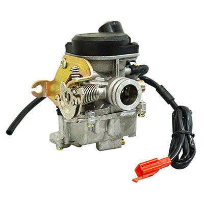 ADAPTABLE SCOOT CARBURETOR PEUGEOT 50 KISBEE 4T, V-CLIC 4T-KYMCO 50 AGILITY 4T-SYM 50 ORBIT 4T-BAOTIAN 50 BT49QT 4T-SCOOT 50 CHINOIS 4T GY6,139QMB (DIAM 19 mm) -P2R ECO QUALITY-