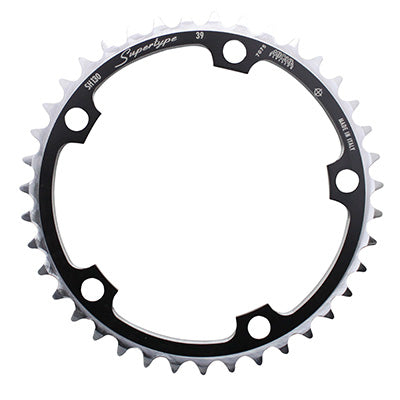 ROAD CHAINRING 5BRA D.130 MICHE 39TTS INTERIOR TYPE SHIMANO BLACK 9-10V.