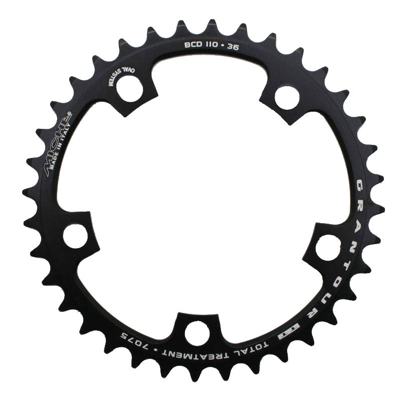 ROAD CHAINRING 5BRA D.110 MICHE 36T INTERIOR TYPE SHIMANO AND CAMPAGNOLO ALU BLACK 9-10V.