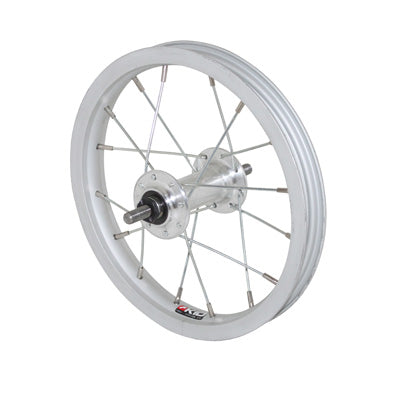 ROUE CITY PATIN 12" AVANT JANTE ET MOYEU ALU AXE PLEIN