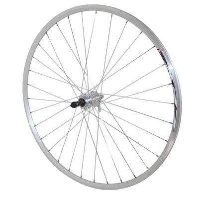 ROUE ROUTE PATIN BLOCAGE 700 ELAN CFX ARGENT ARRIERE MOYEU ALU ROUE LIBRE 7-6V 32 RAYONS GALVA JANTE 13C