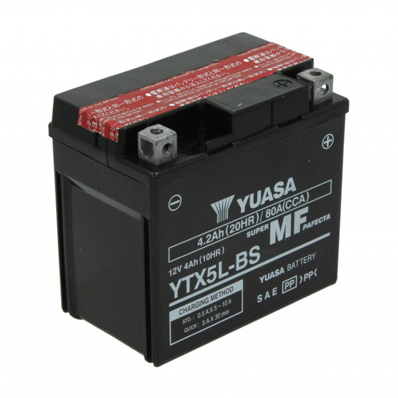 BATTERIE 12V 4Ah YTX5L-BS ORIGINE PIAGGIO COMMUN A LA GAMME -497484--