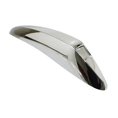 FRONT MUDGUARD CREST (L186) CHROME GENUINE PIAGGIO 125-250-300 VESPA GTS, 50-125 VESPA-S -5996776-