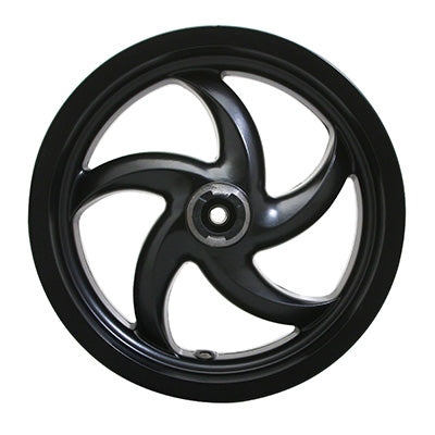 COMPLETE FRONT WHEEL RIM ORIGINAL PIAGGIO DERBI BOULEVARD 2012+2014 BLACK -646686200C -