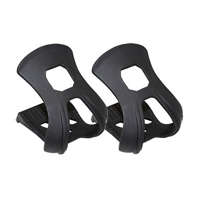 NEWTON BLACK MTB FOOTCLIPS WITHOUT STRAP (PAIR)