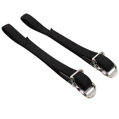 P2R NYLON BLACK MTB-ROAD FOOTCLIP BELT (SOLD IN PAIR)