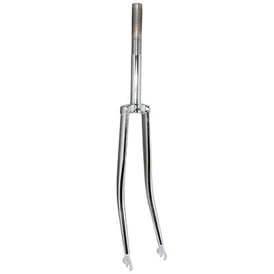 FOURCHE CITY 700C RIGIDE DEMI-COURSE ACIER CHROME CINTRE PIVOT (240-120mm) FILETE 1"-22,2 INTERIEUR