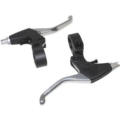 NEWTON ALU 2-FINGER V-BRAKE MTB BRAKE LEVER (PAIR ON CARD)