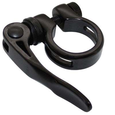 NEWTON QUICK SEAT POST CLAMP BLACK ALUMINIUM DIAM. 28.6mm (ON CARD)