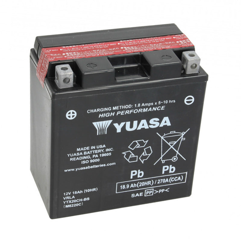 BATTERIE 12V 20 Ah YTX20AH-BS ORIGINE PIAGGIO MOTO-GUZZI 1200 BREVA, GRISO  -GU05704531-