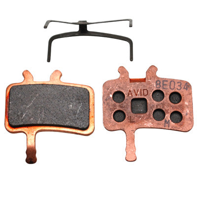 AVID JUICY 3-5-7, ULTIMATE AND BB7 MTB BRAKE PADS (ORIGINAL AVID METAL) (PAIR ON CARD)