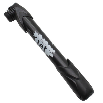 MINI ROAD-MTB-POMP ZEFAL MINI JET BLACK RESIN 6BARS L230mm VP-VS 90g MET FLESHOUDERBEVESTIGING (SPECIALE AANBIEDING)