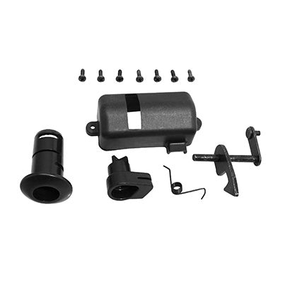 KIT MECANISME SERRURE DE SELLE ORIGINE PIAGGIO 50-125 VESPA LX 2000+ -497457-