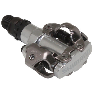 SHIMANO M520 SPD AUTOMATISCH MTB-PEDAAL ZILVER MET CLEADS (PAAR)