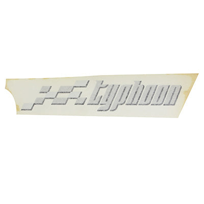 AUTOCOLLANT-STICKER-DECOR "TYPHOON" AILE ARRIERE DROITE ORIGINE PIAGGIO 50 TYPHOON 2006+2010  -624316-