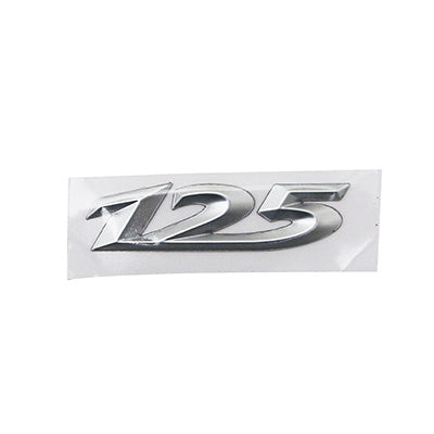 AUTOCOLLANT-STICKER-DECOR "125" ORIGINE PIAGGIO 125 X8 2004+2006, X-EVO 2007+, BEVERLY 2006+2008  -624711-