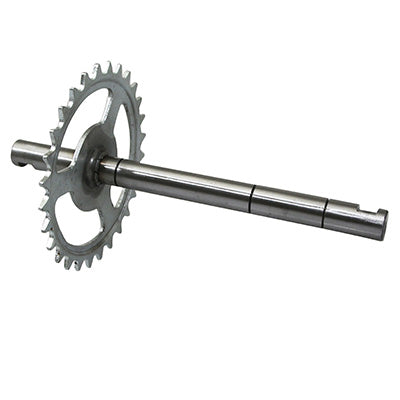 ADAPTABLE CYCLO CRANKSET AXLE MBK 51, 50, 41, 40 (28 DTS) -P2R SELECTION-