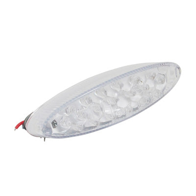 FEU ARRIERE UNIVERSEL REPLAY A LEDS OVALE TRANSPARENT AVEC STOP (19 LEDS ROUGES) **