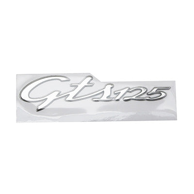 AUTOCOLLANT-STICKER-DECOR "GTS 125" AILE ARRIERE ORIGINE PIAGGIO 125 VESPA GTS 2006+2012  -656233-