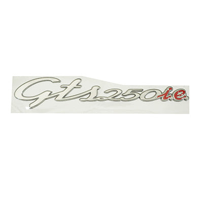 AUTOCOLLANT-STICKER-DECOR "GTS 250 IE" AILE ARRIERE DROITE ORIGINE PIAGGIO 250 VESPA GTS  -656235-