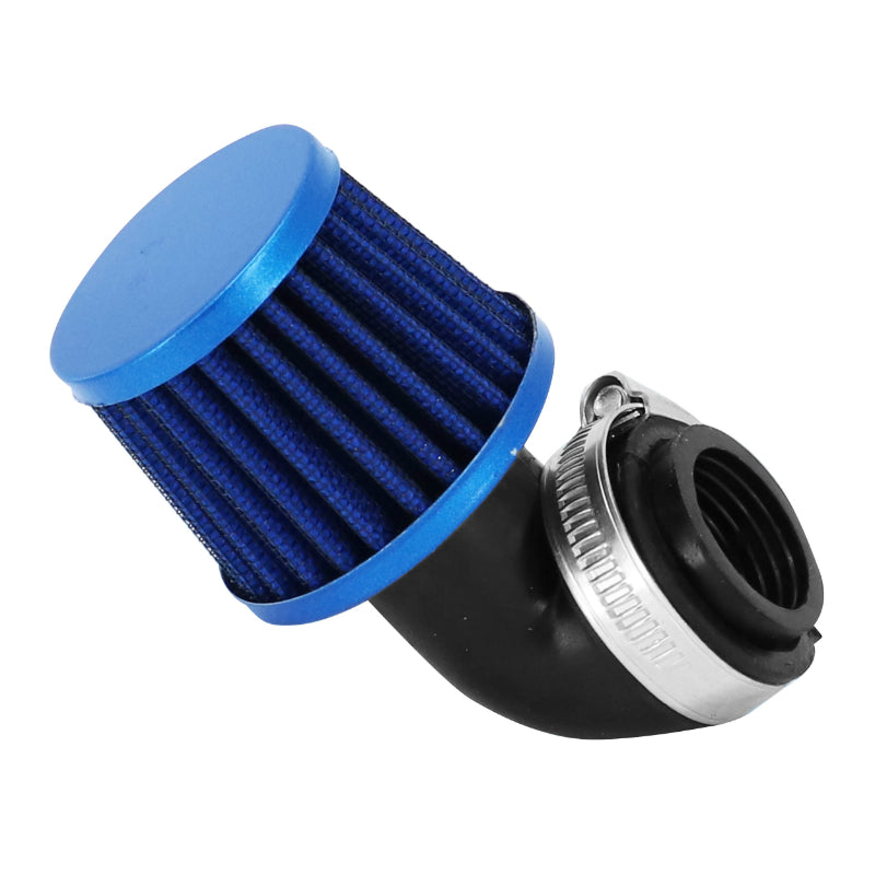 FILTRE A AIR REPLAY KN SMALL FC BLEU FIXATION COUDEE 90° DIAM 35-28