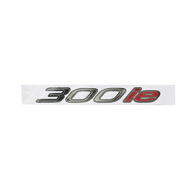 AUTOCOLLANT-STICKER-DECOR "300 IE" ORIGINE PIAGGIO 300 MP3 2010+ GRIS CLAIR  -672214-