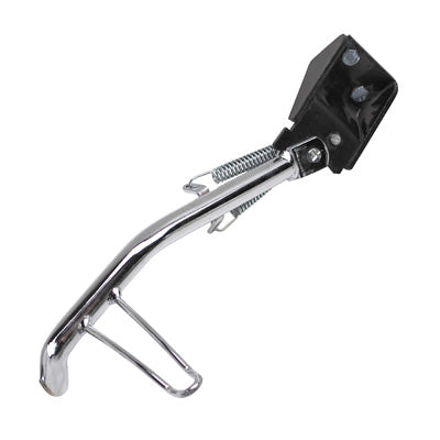 BEQUILLE SCOOT LATERALE ADAPTABLE PEUGEOT 50 TREKKER, TKR, SPEEDFIGHT, SQUAB CHROME  -SELECTION P2R-