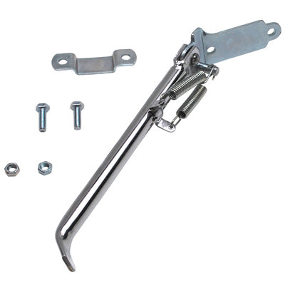 BEQUILLE CYCLO LATERALE ADAPTABLE PEUGEOT 103 SPX-RCX CHROME (LONGUEUR 275mm)  -SELECTION P2R-