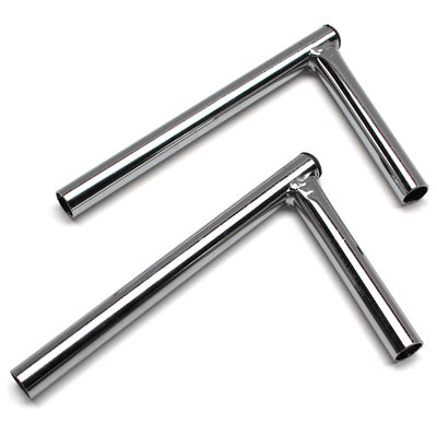 CYCLO SQUARE HANDLEBAR FOR 103 MVL CHROME STEEL DIAM 22 mm (PAIR) -P2R SELECTION-