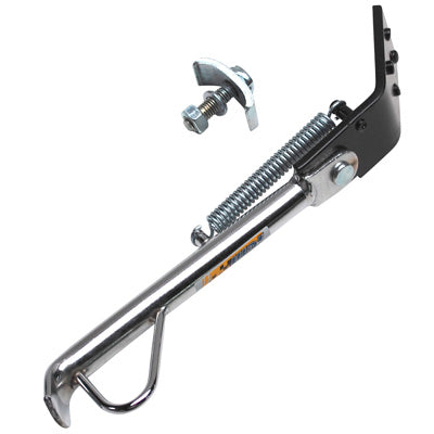 BEQUILLE SCOOT LATERALE ADAPTABLE GILERA 50 STALKER, RUNNER CHROME  -P2R-