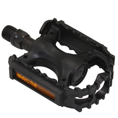 P2R JUNIOR-CHILDREN'S BLACK RESIN MTB PEDAL 9-16" (PAIR)