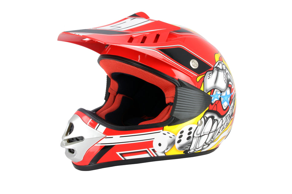 Viper Jr Dice S880 Red M Kids Helmet