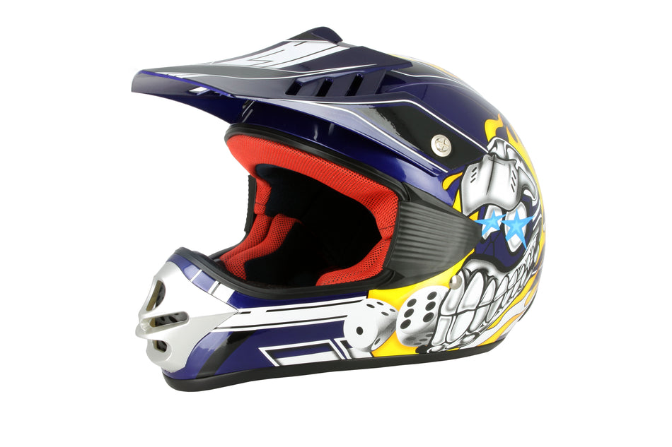 Viper Jr Dice S880 Blue M Kids Helmet M: 49-50 cm