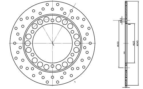 T-MAX 530 Brake Disc