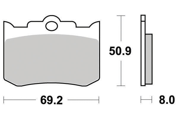 Ferodo Semi-Metal Platinum Pad