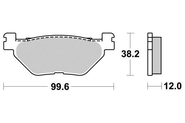 Plaquette Ferodo Métal Fritté Sinter Grip Maxi Scooter