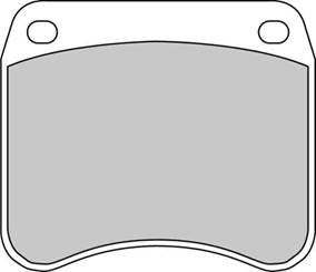 Ferodo Semi-Metal Platinum Pad