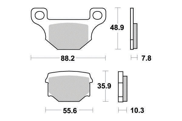 Ferodo Semi-Metal Platinum Pad