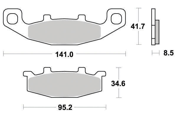 Ferodo Semi-Metal Eco-Friction Pad