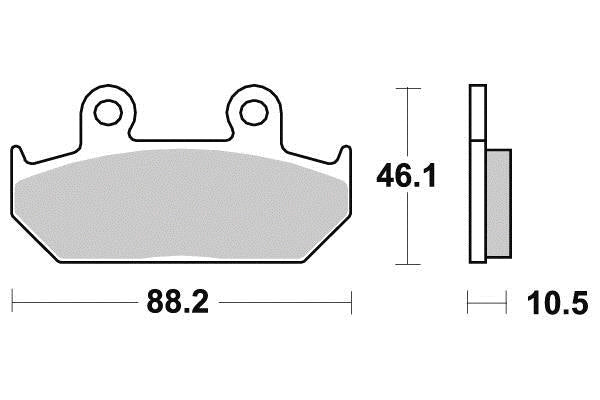 Plaquette Ferodo Semi-Métal Eco-Friction