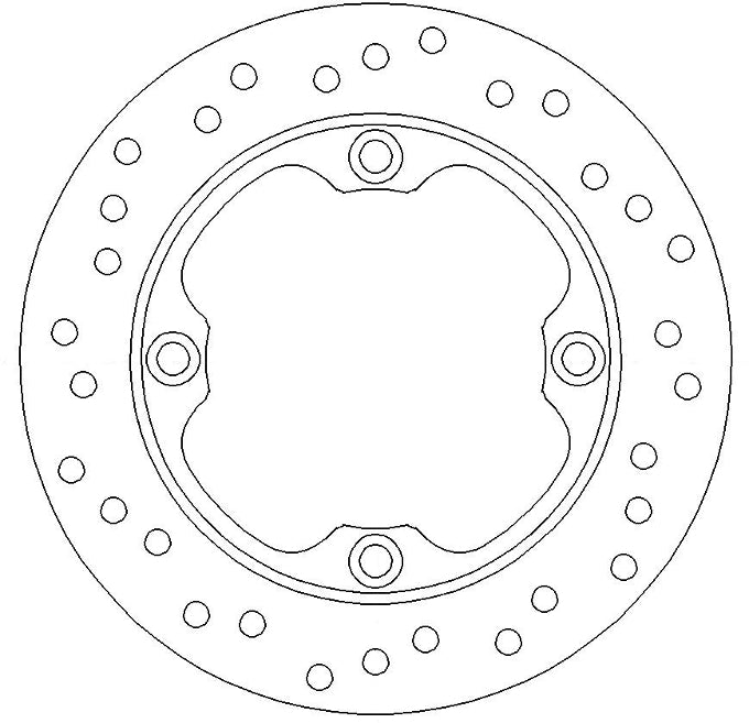 Disque de Frein Honda Ø220x125x105.3 NbTrou4xØ10.5