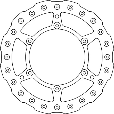 KTM Brake Disc Ø260x143x127 NbTrou6xØ6.5