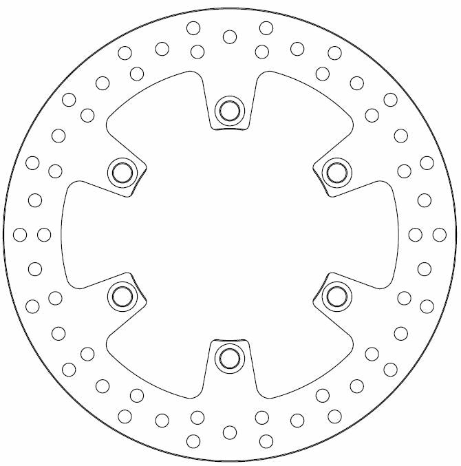 Suzuki Brake Disc Ø260x142x121.2 NbTrou6xØ10.3