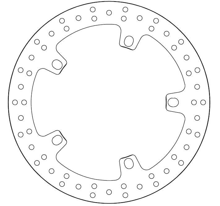 Bmw Brake Disc Ø320x203.4x181 NbTrou5xØ16.8