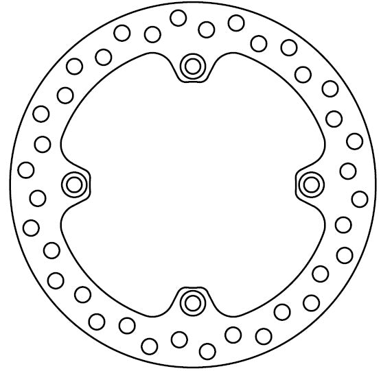 Disque de Frein Honda Ø256x166x144 NbTrou4xØ10.5