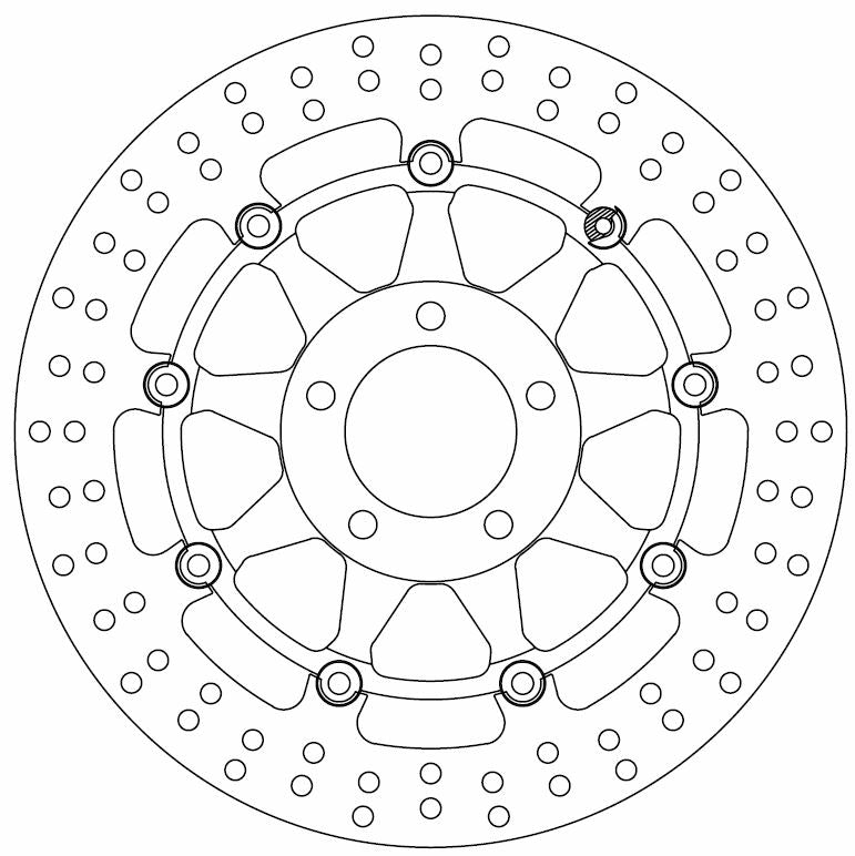 Disque de Frein Suzuki Ø310x86x64 NbTrou5xØ10.5