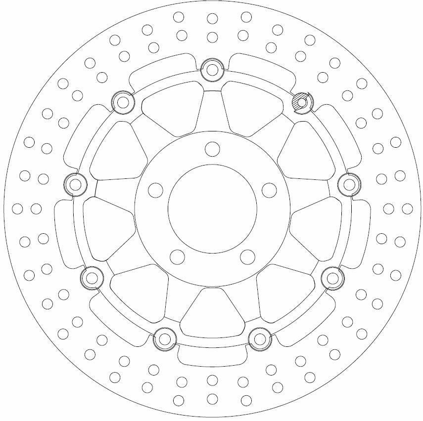 Disque de Frein Suzuki Ø300x86x64 NbTrou5xØ10.5